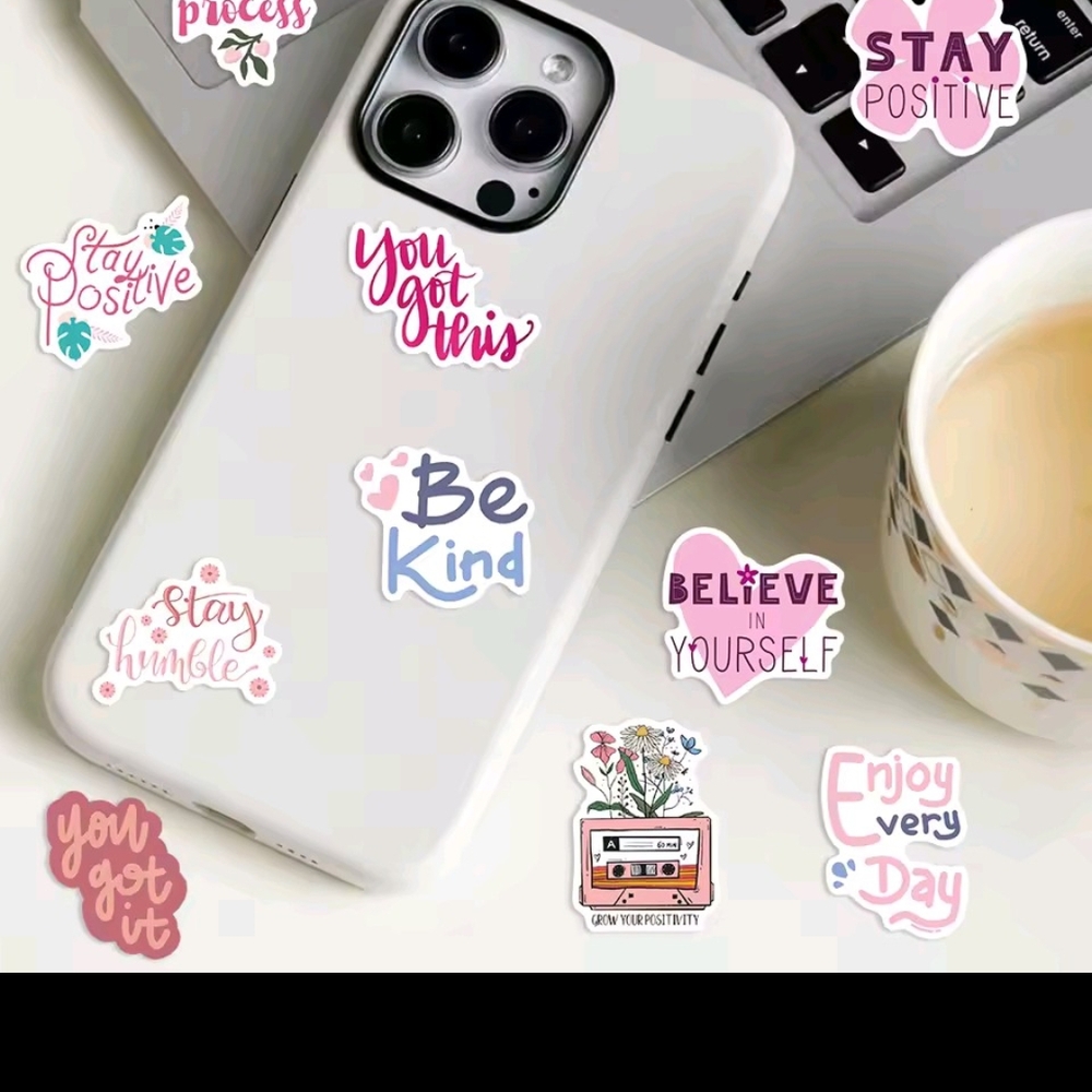 Hot Topic Pink and Red Sticker Design - Picture 6 of 7